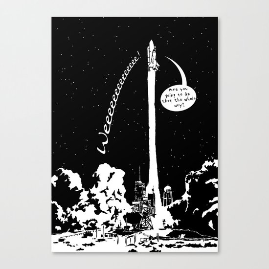 Space shuttle Canvas Print