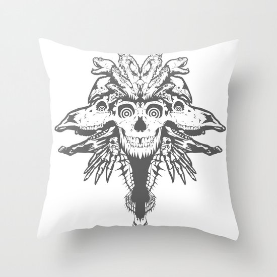 GOD III Throw Pillow