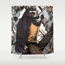 Spectacled Owl Shower Curtain