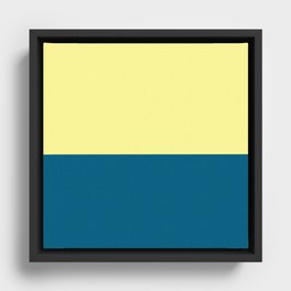 Poolside Palette Framed Canvas