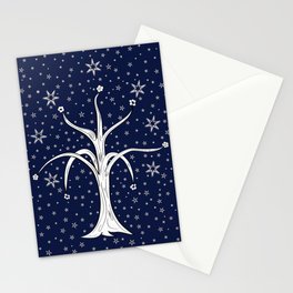 The White Tree Stationery Card