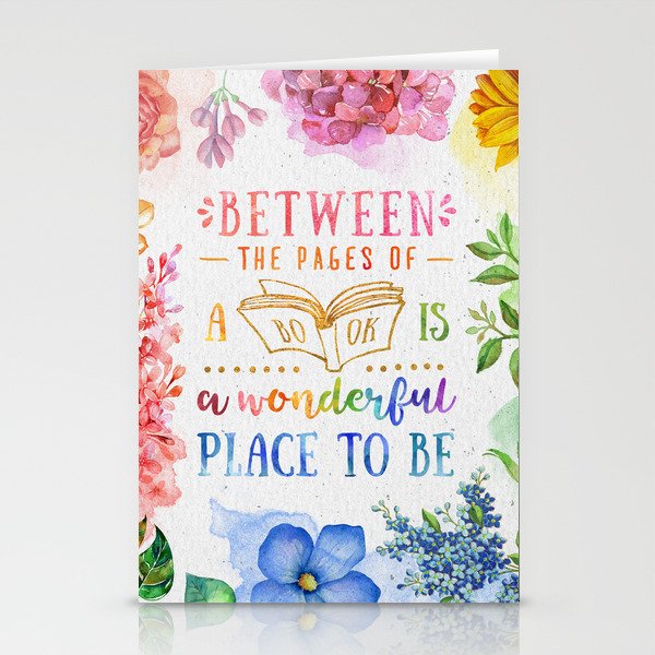 Between the pages Stationery Cards