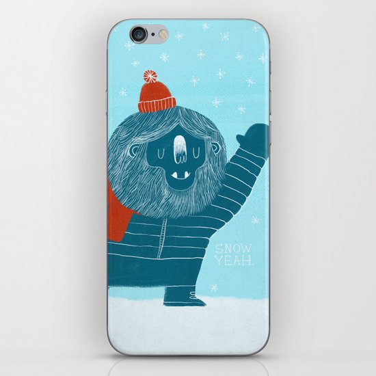 Snow Yeah iPhone & iPod Skin