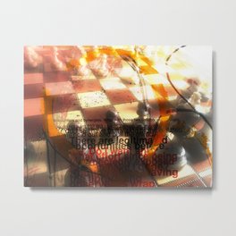 chess encounter Metal Print | Typography, Digitalabstract, Abstractcollage, Chessabstract, Abstracttypography, Collage, Chess, Digital, Tinoart, Chessart 