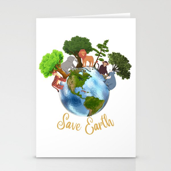 Earth Day Stationery Cards