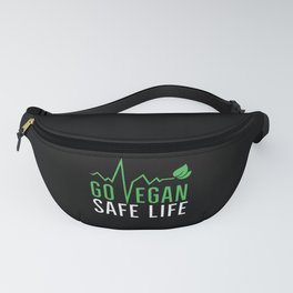 Go Vegan Safe Life | Veganism Gift Idea Fanny Pack