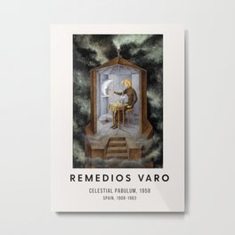 Remedios Varo - Celestial Pabulum, 1958 - Exhibition Poster, Gallery Metal Print