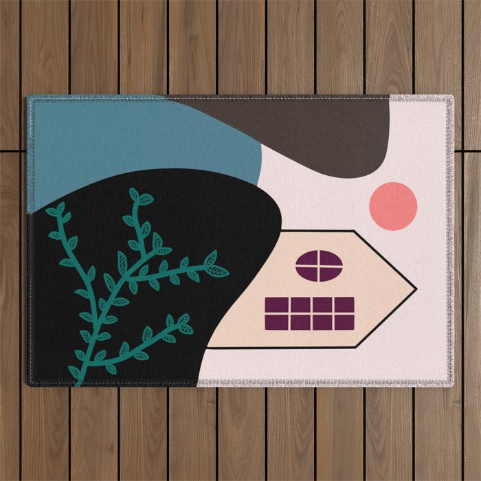 Lonely House Outdoor Rug