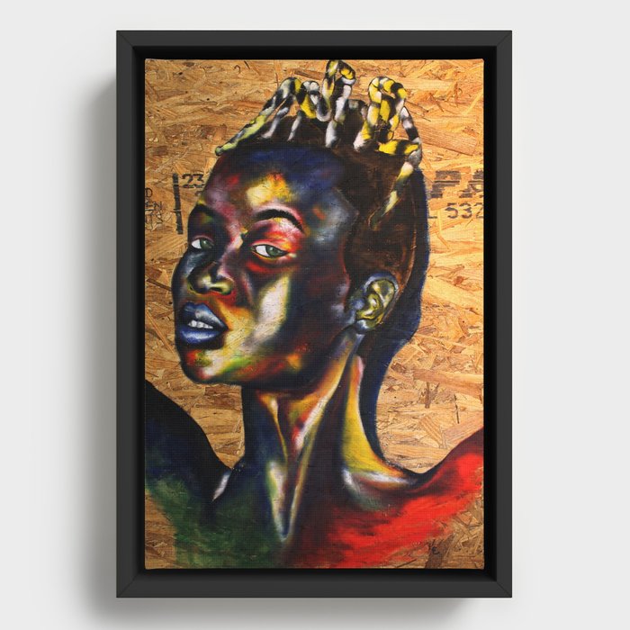 Crowned Framed Canvas