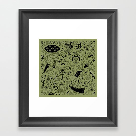 Curious Collection No. 2 Framed Art Print