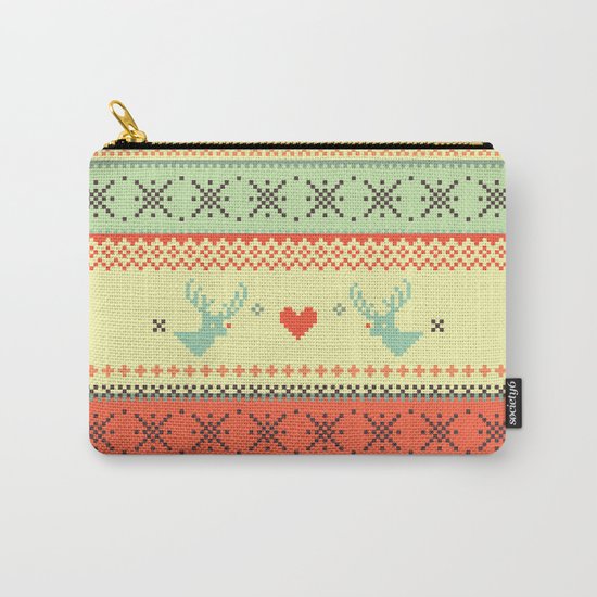 Holiday Pixels Carry-All Pouch