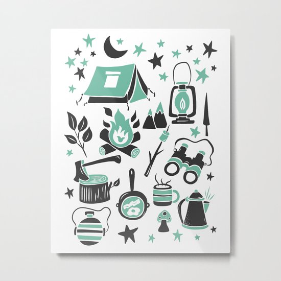 Camp Life Metal Print