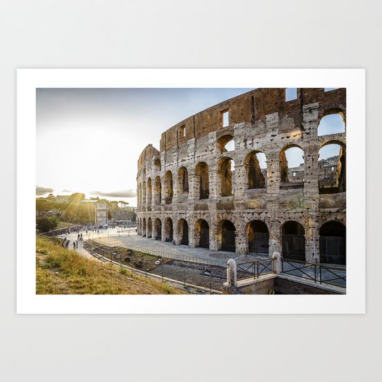 The Colosseum of Rome Art Print