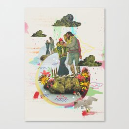 You and Me Dancing Canvas Print