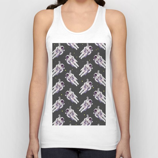astronauts in space Unisex Tank Top
