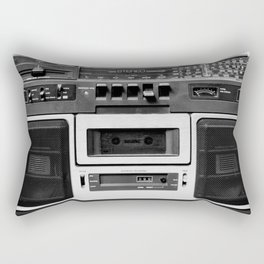 cassette recorder / audio player - 80s radio Rectangular Pillow