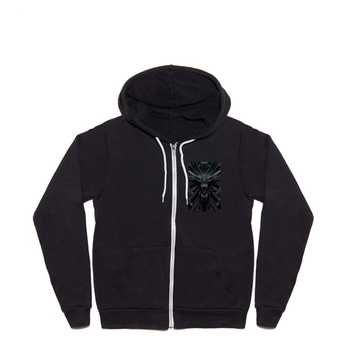The face of fear Full Zip Hoodie
