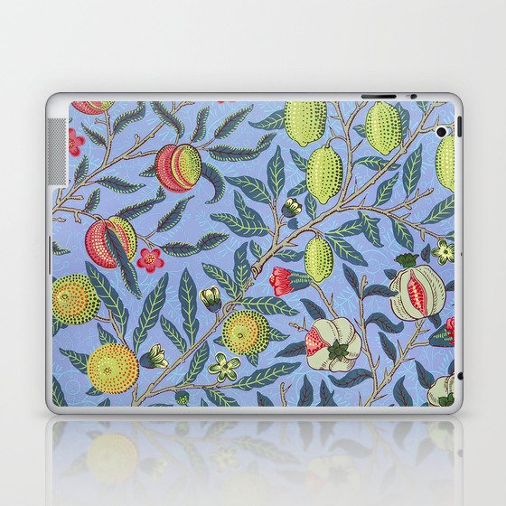 Fruit (Or Pomegranate) Illustration Art Print By William Morris Laptop & iPad Skin
