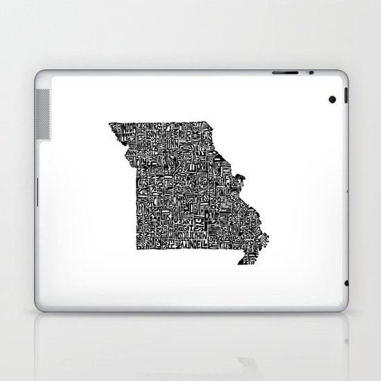 Typographic Missouri Laptop & iPad Skin
