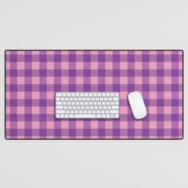Plaid (pink/purple) Desk Mat
