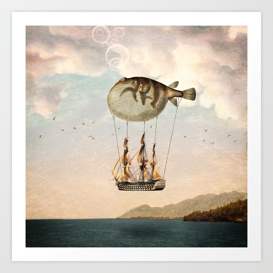 The Big Journey Art Print
