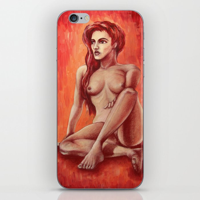 Red Taste / Nude Woman Series iPhone Skin