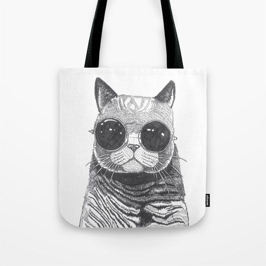 cool cat Tote Bag
