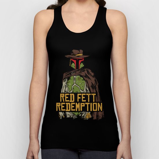 Red Fett Redemption Unisex Tank Top