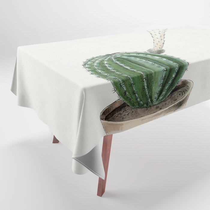 Easter Lily Cactus Tablecloth