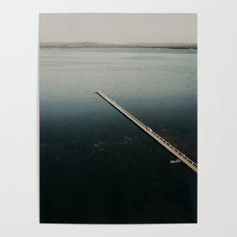 Travel - Jetty into lake Poster