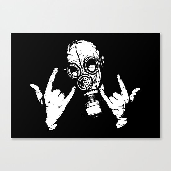 Devil Horns Canvas Print