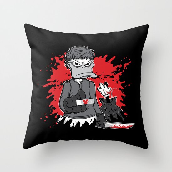 The Duck Passenger Throw Pillow
