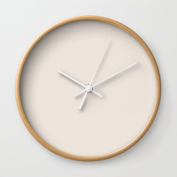 Basic Colors Series - Cream Wall Clock