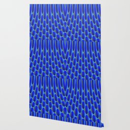 Blue Curves Wallpaper