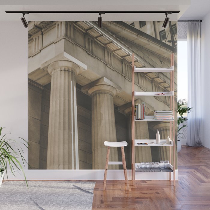 Federal Hall, New York photography, architecture, building, Hasselblad, Fine art Wall Mural