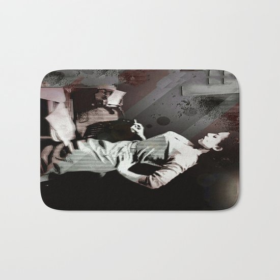 Vintage Erotica Dramatist Bath Mat