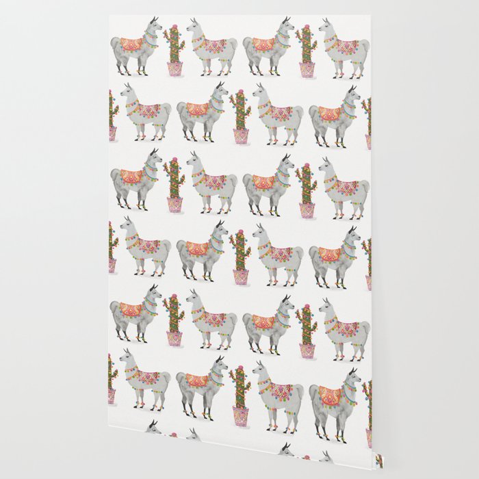 Llamas Wallpaper By Lauragraves Society6