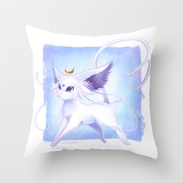 Lunar Espeon Throw Pillow