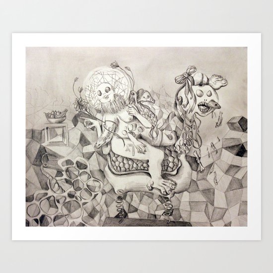 Momento mori. Art Print