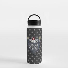 Spooky for Life Cat Ghost Water Bottle