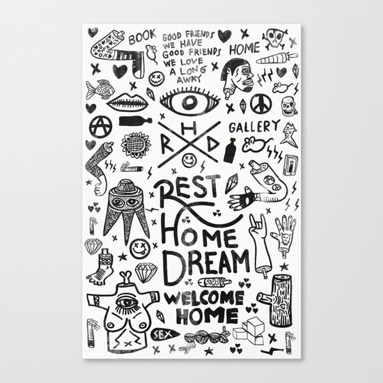 REST HOME DREAM Canvas Print