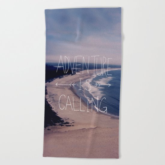 Adventure is Calling Beach Towel
