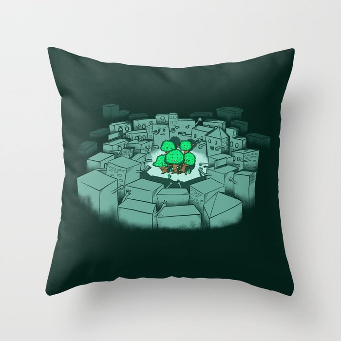 Save The Forest Throw Pillow