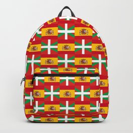 mix of flag: spain and euskal herria Backpack
