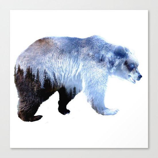 Lazy Bear Canvas Print