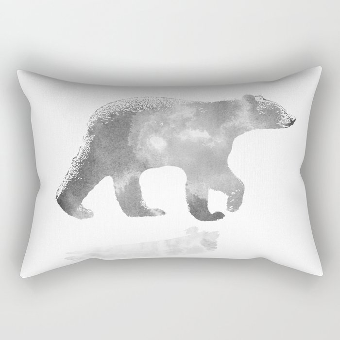 graphic bear III Rectangular Pillow