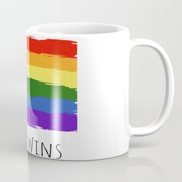 Lgbt Rainbow Flag Love Wins Coffee Mug