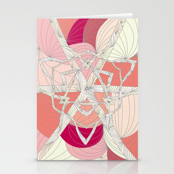 Kaleidoscope Rose Stationery Cards
