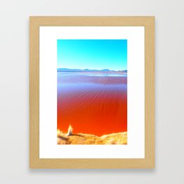 Colorful Lake Framed Art Print