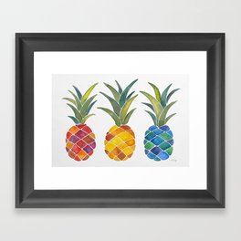 Pineapples Framed Art Print